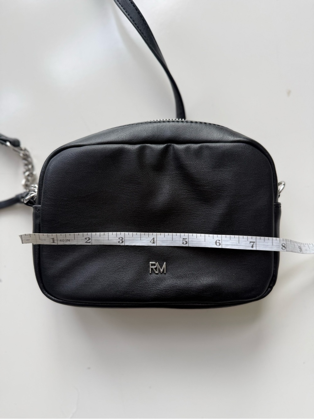 Rebecca Minkoff Black Studded Leather Crossbody Bag - Picture 6 of 7